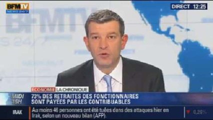 Télécharger la video: La chronique éco de Nicolas Doze: qui paie les retraites des fonctionnaires ? - 26/11