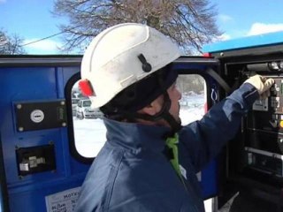 Haute-Loire : les équipes ERDF tentent de rétablir le courant - 25/11