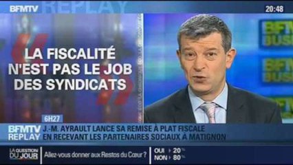 BFMTV Replay: le coup d'envoi des consultations sur la réforme fiscale commenté par Nicolas Doze -  25/11