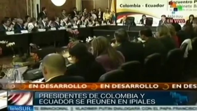 Correa desea una integración tan fuerte con Colombia que no se note la frontera