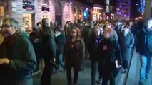 Un millar de personas se manifiesta en Barcelona contra la violencia machista