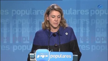 Cospedal garantiza que el PP sólo tiene una contabilidad