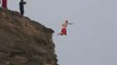 Justin Bieber Jumps Off Cliff in Hawaii