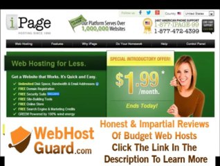 iPage Review -  A Real Review With Discount Link 67% OFF