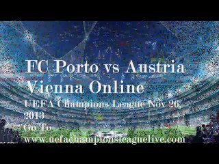 Watch Live Football Austria Vienna vs FC Porto