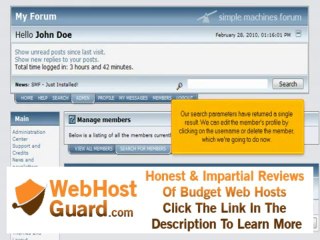 How to manage members in SMF | FastDot Cloud Hosting