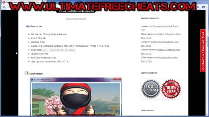 Clumsy Ninja Cheats Updated iPhone