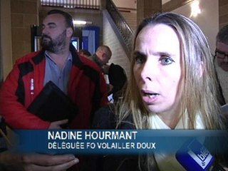 Doux: une déléguée FO espère que le tribunal confirme le redressement judiciaire  - 26/11