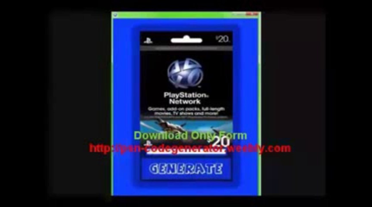 [No Surveys] PSN Code Generator 2013 [download link in description] October Update MEDIAFIRE