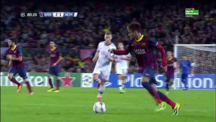 Neymar vs Milan 13-14 HD 720p  By Prou