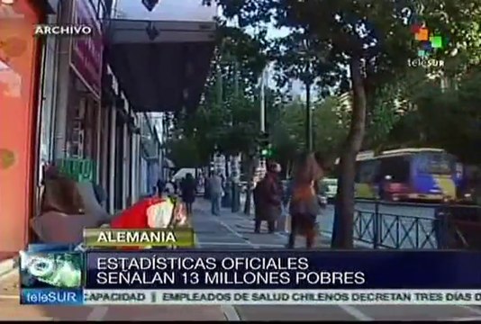 Estadísticas oficiales señalan que aumenta la pobreza en Alemania