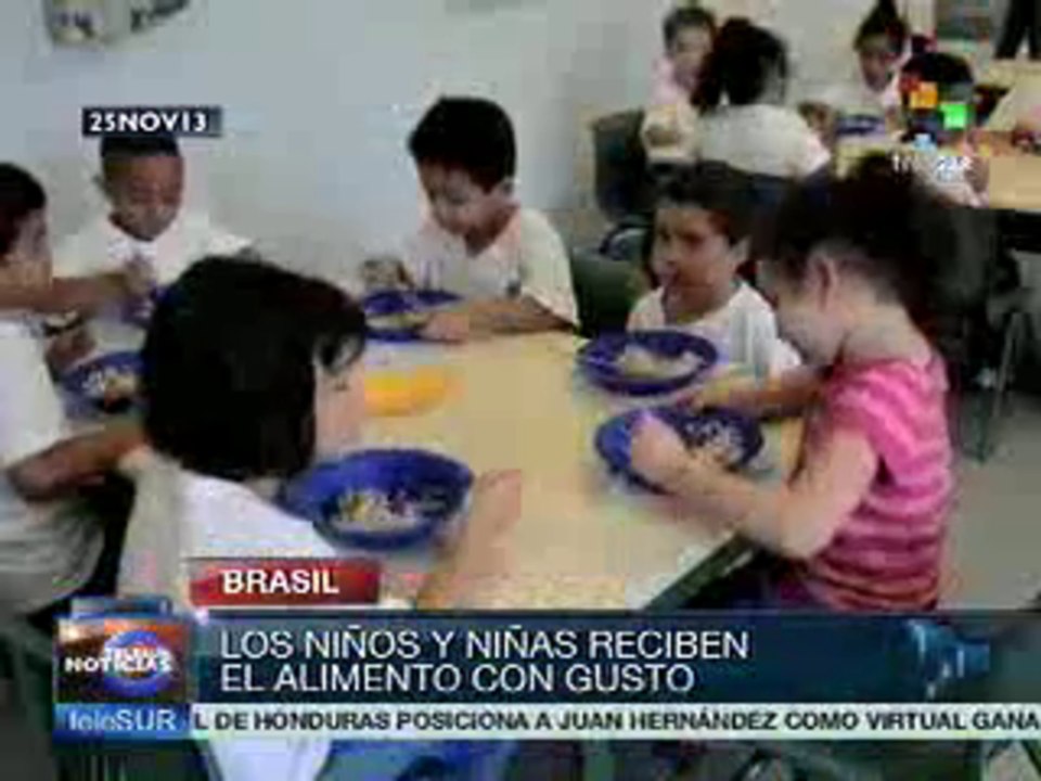 Logros del Programa de Alimentación Escolar de Brasil