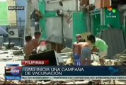 La OMS inicia una campaña de vacunación en Filipinas