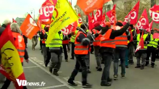 Manif salariés de Mory-Ducros