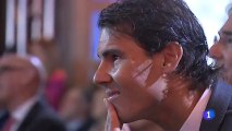 Rafa Nadal Receives 'Marca Award' 75th Anniversary in Madrid (Interview for RTVE)