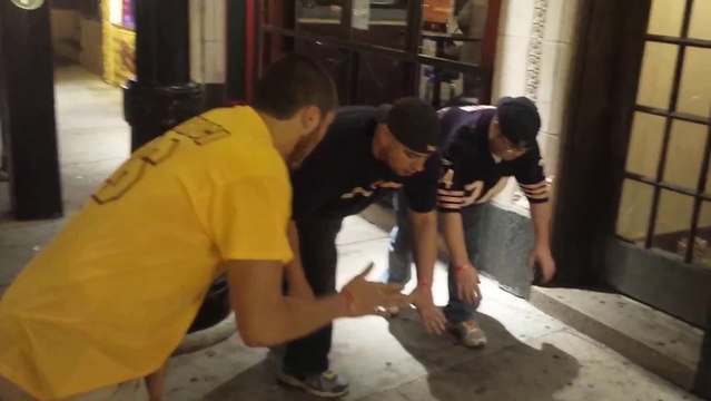 Quand deux mecs bourrés font la course