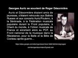 Georges Auric se souvient de Roger Désormière chef de ballet (1ère partie)