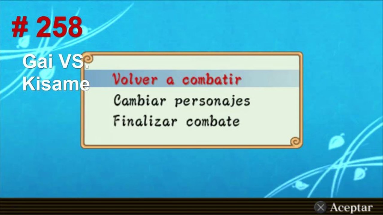 NARUTO 258: GAI VS. KISAME - VídeoResumen