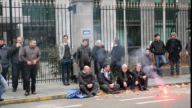 Bruxelles. Manifestation des taxis