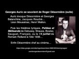 Georges Auric se souvient de Roger Désormière (suite)