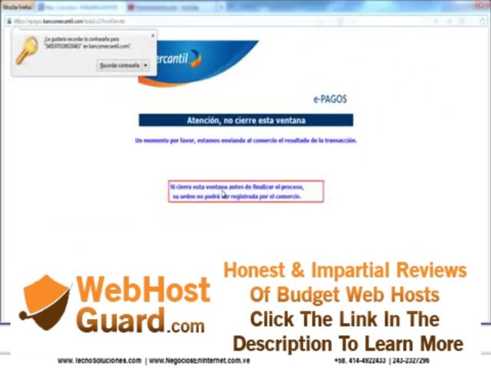 Pagar Dominios y Hosting en Venezuela con Tarjeta de Crédito en Bolívares