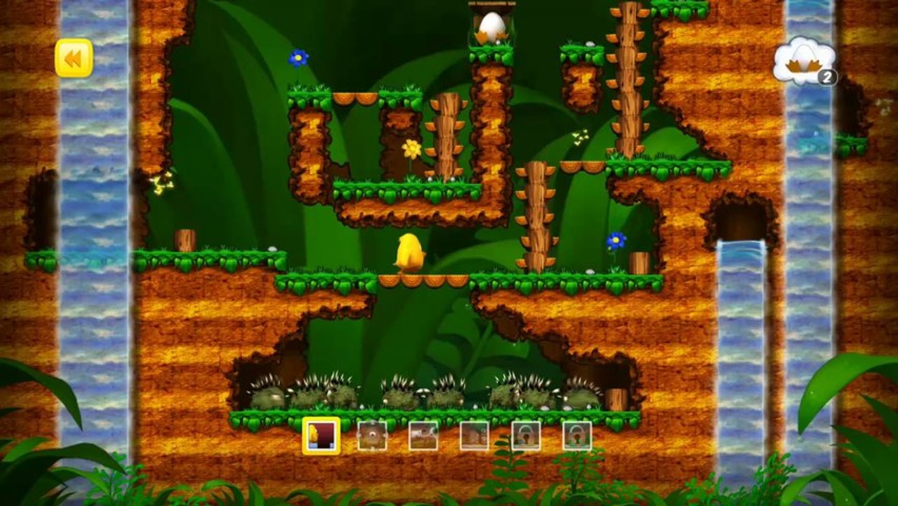 Wii U - Toki Tori - Wasserfallwald - Level 2 - Normal