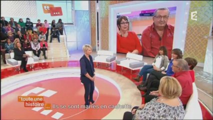 Toute une histoire... Ils se sont mariés en cachette 26/11/13