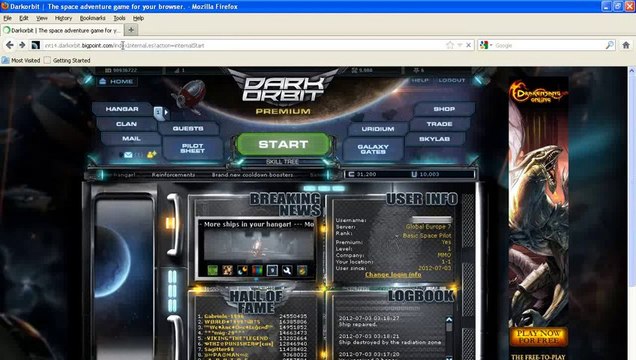 DarkOrbit Uridium Hack (Online Generator)