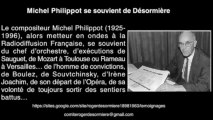 Michel Philippot se souvient de Roger Désormière