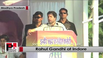 Rahul Gandhi in Indore: People have big dreams, they just need support from the govt