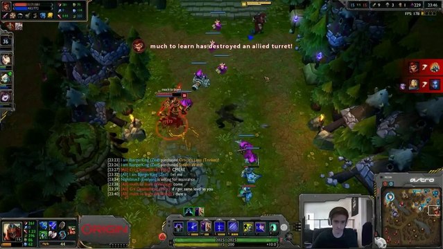 Bjergsen détruit un joueur - League of legends - team-aaa.com