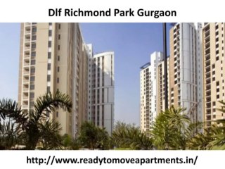 Dlf Richmond Park Gurgaon @9250911411