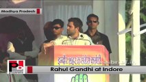 Rahul Gandhi in Indore says Congress wants to empower people alongwith development