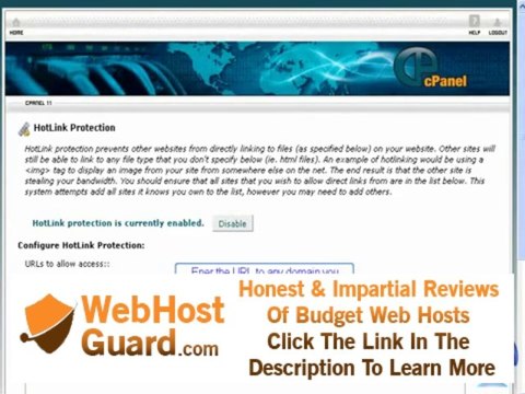 [Web Hosting Tutorial] How To Create a Hotlink Protection in cPanel