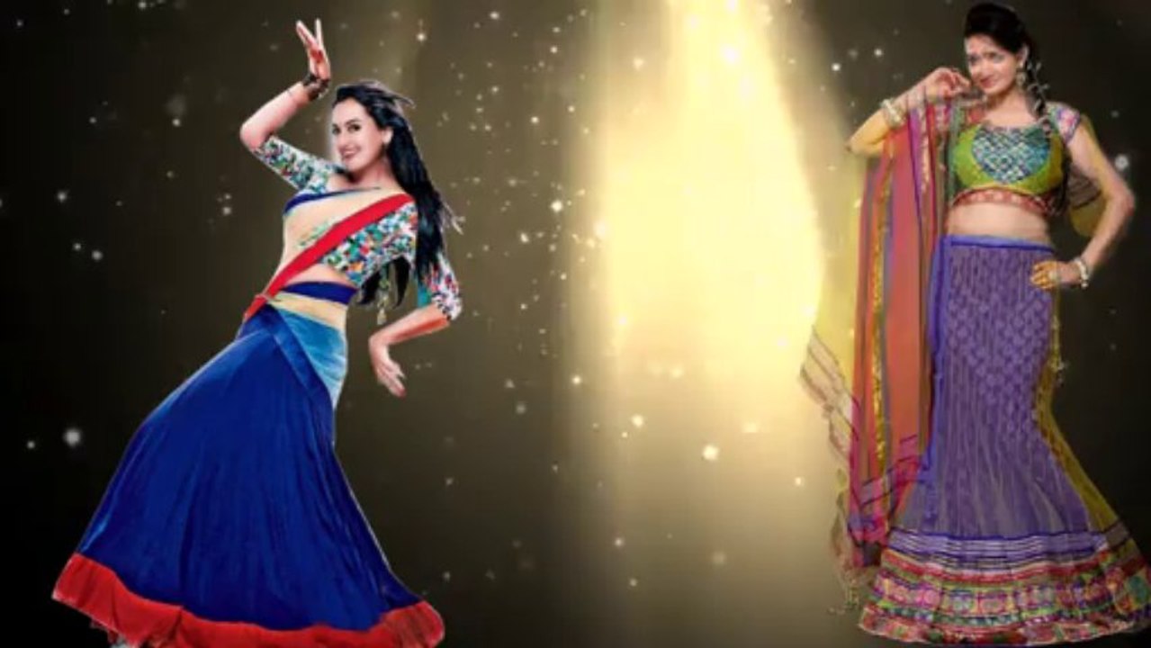 Sonakshi black neon lehenga in 'R...Rajkumar'