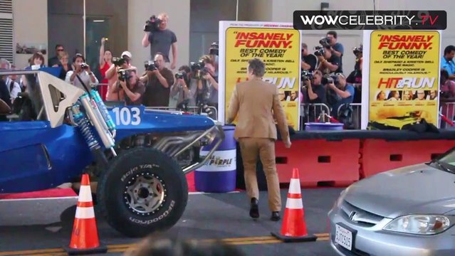 Dax Shepard Kristen Bell at Hit Run Los Angeles Premiere