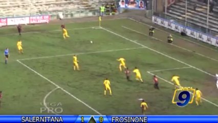 Salernitana - Frosinone 1-0 | Sintesi | Prima Divisione Gir.B 13^ Giornata
