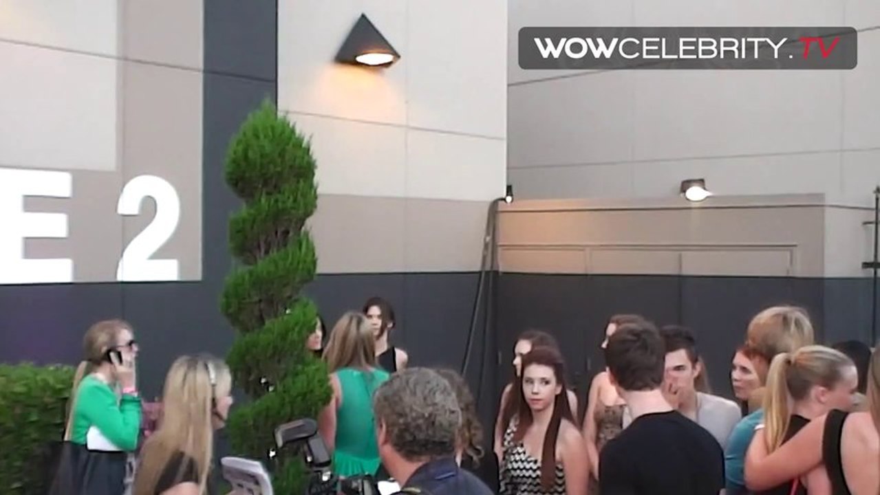 Kylie and Kendall Jenner arrive at Staples For Students Teen Choice Awards after Party