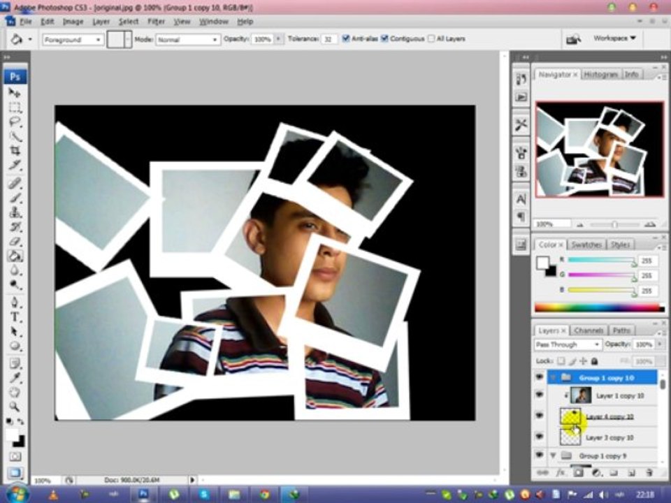 Make stroke picture effect in your pic urdu tutorial with shozab ali_x264