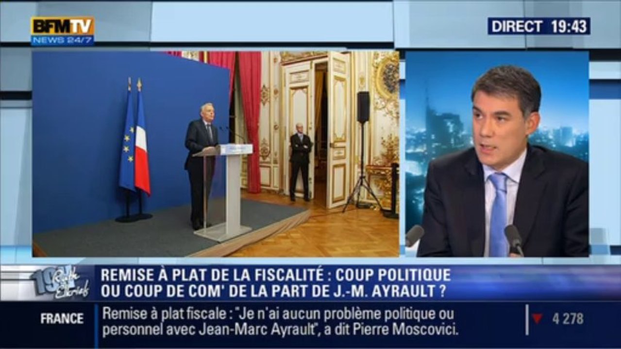 26/11/13 Olivier Faure dans "Le face-à-face" de BFMTV