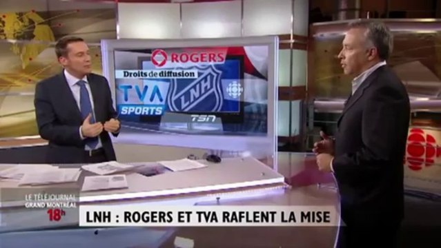 Rogers débourse 5,2 milliards de dollars pour les matchs de la LNH