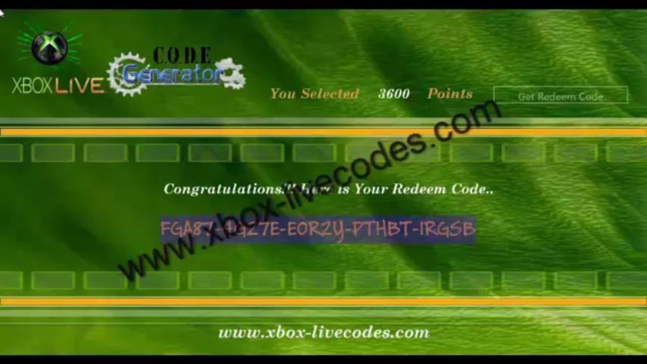 FREE XBox LIVE Code Generator 2014 –Free Windows and Android App