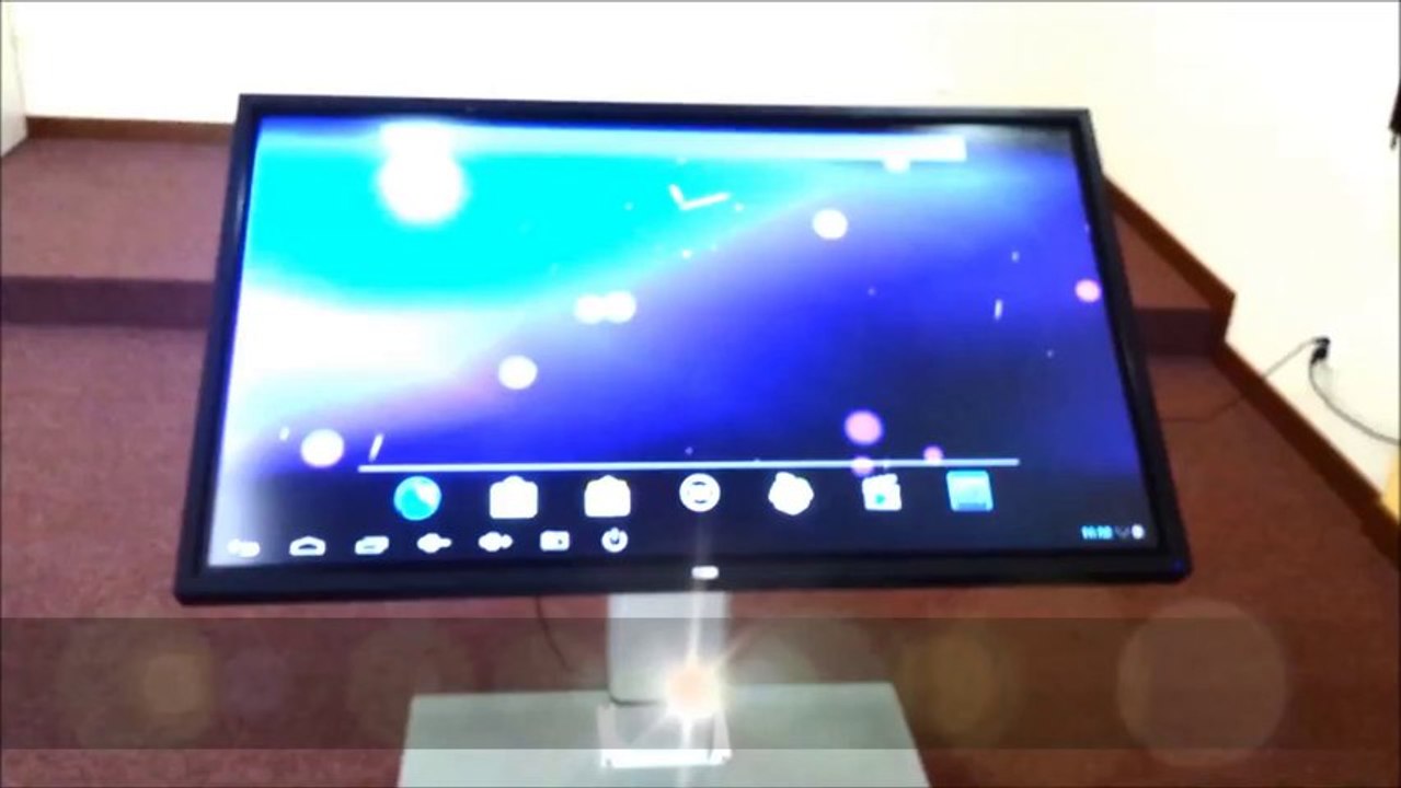 [HD] ELECTRIC TV MOBILE STAND (Angle Adjustable)