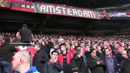 [Real Video] - Ajax Fan Fall Accident After Celebrating Ajax Goal Vs Barcelona