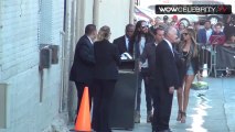 Russell Brand arrives to Jimmy Kimmel Live in Hollywood