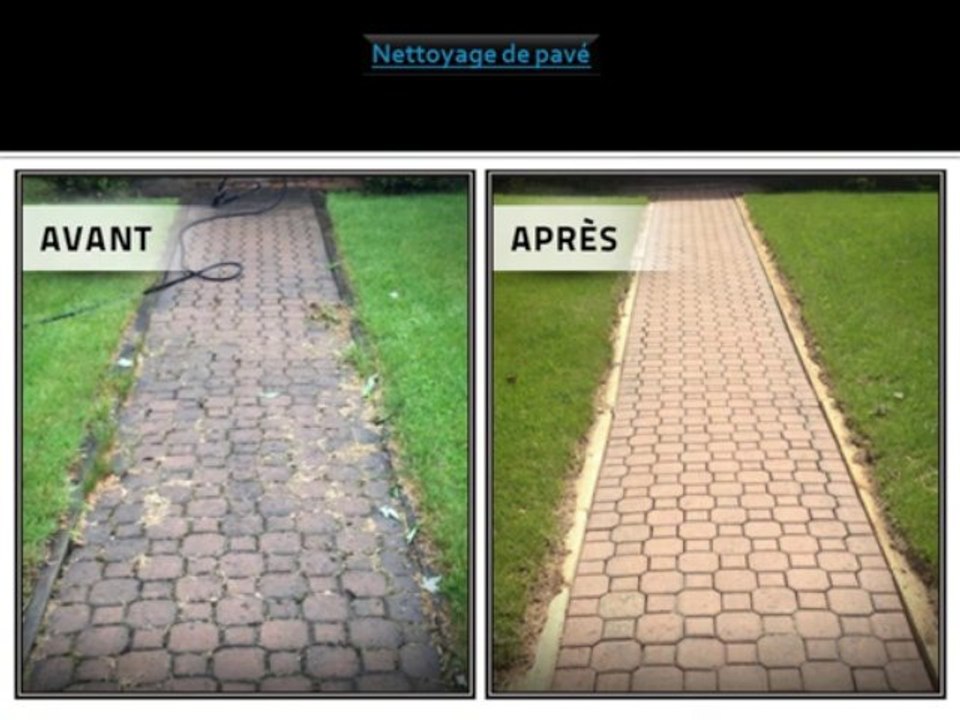 Nettoyage de pavé – Un homme à tout faire