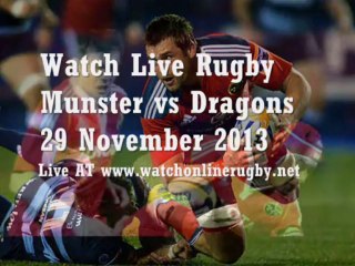 Watch Munster vs Dragons Live Rugby