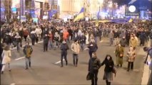 Sexto día de manifestaciones proeuropeas en Ucrania