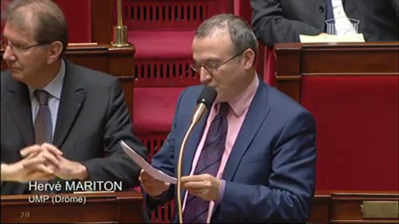 QAG 27 novembre 2013 Hervé Mariton Réforme et politique fiscale du Gouvernement