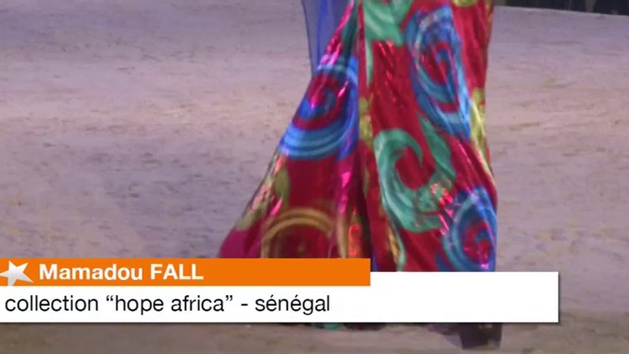 Mamadou Fall (Sénégal) et sa collection Hope Africa au Fima 2013